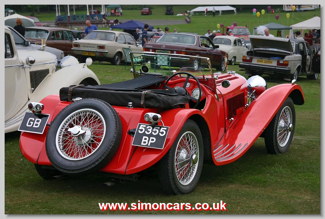 SS 100 Jaguar  rear